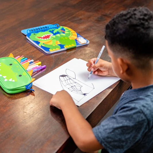 Stephen Joseph - Shaped Sketch Pad - Dino | 3-6Y