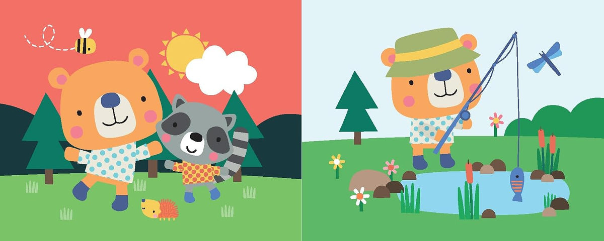 YoYo Soft Shake & Squeak Book: Bear inside — BambiniJO Jordan