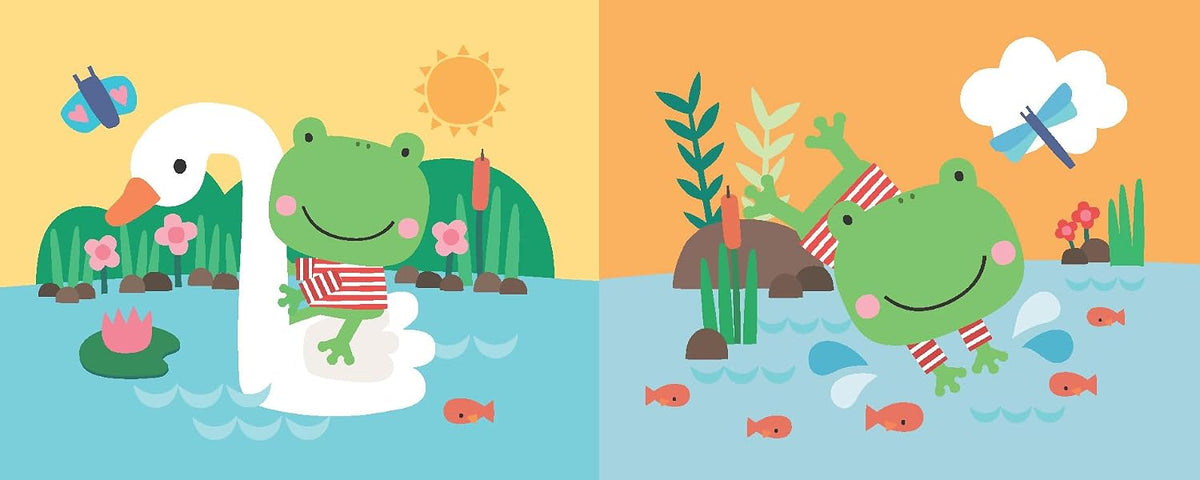 YoYo Soft Shake & Squeak Book: Frog inside — BambiniJO Jordan