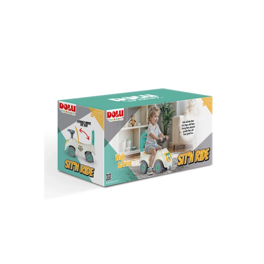 Dolu - Sit 'N Ride- White | 36M+ — BambiniJO Jordan