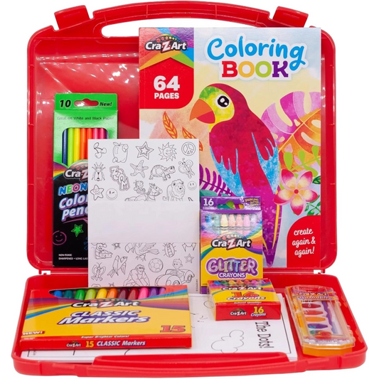 Cra-Z-Art - Awesome Arts Case- 85 Pcs | 4Y+ — BambiniJO Jordan