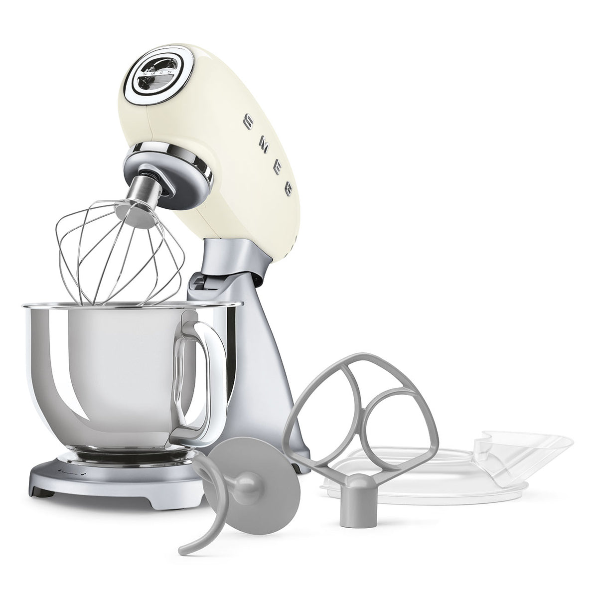 Smeg Stand Mixer SMF04 Cream & Silver — BambiniJO Jordan