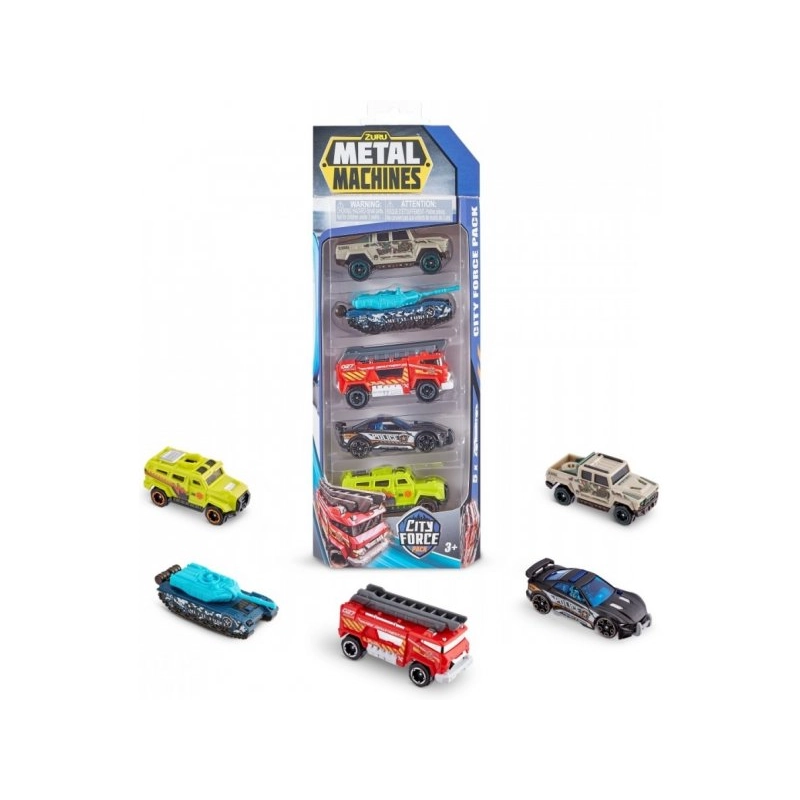 Metal Machines - Cars- Series 2 Multi Pack Car Pack City Force Pack | 3Y+