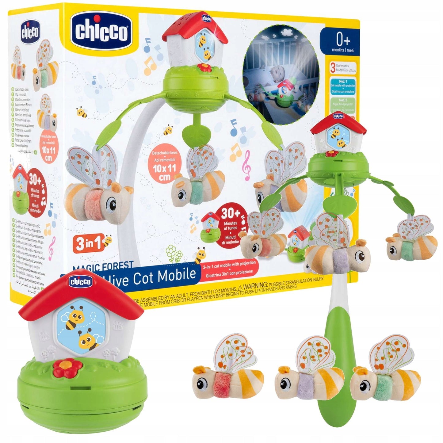 Chicco Bee Hive Cot Mobile 2022