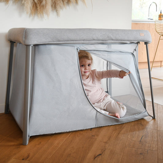 Beaba 4 In 1 Travel Cot & Playpen Pebble — BambiniJO Jordan