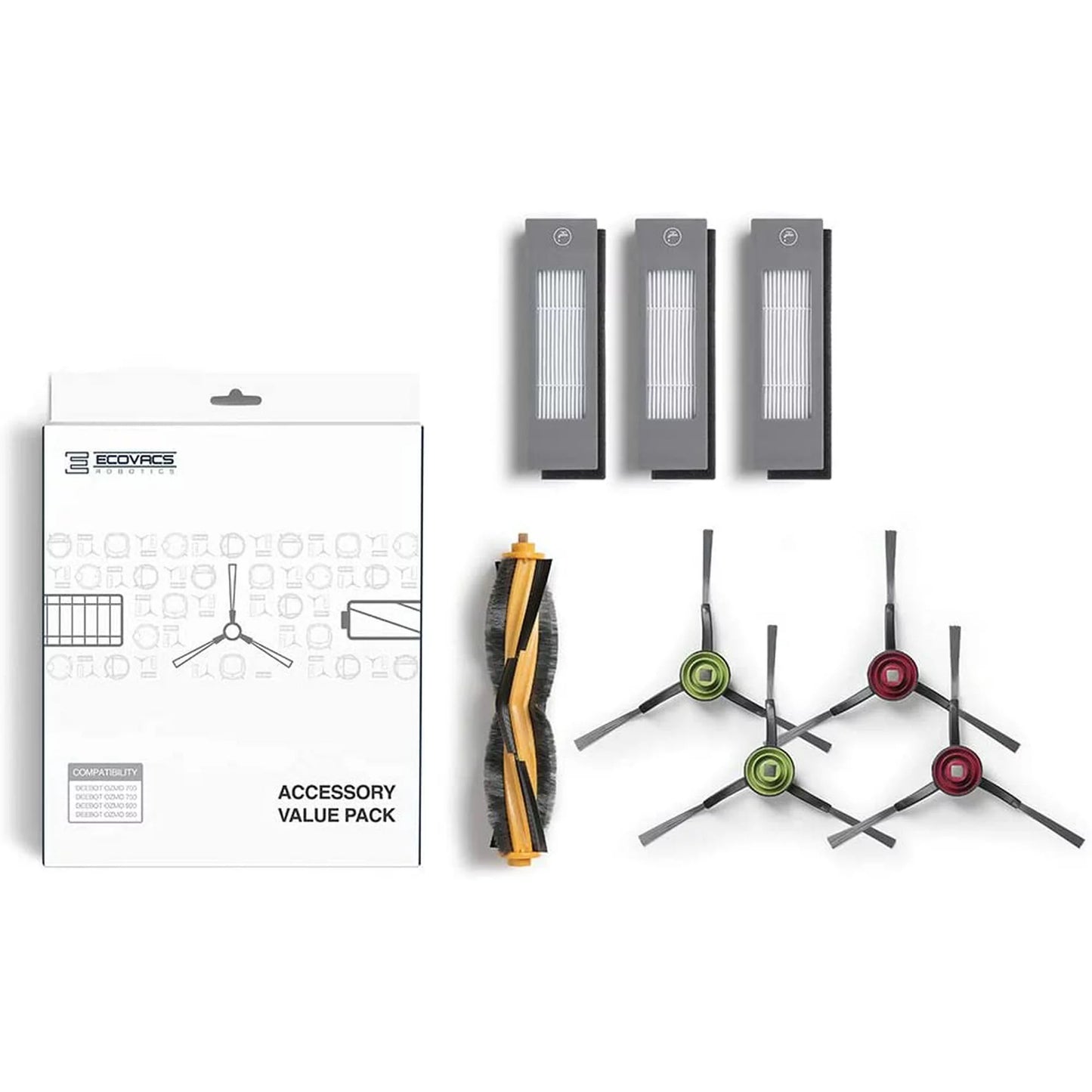 ECOVACS - Replacement Parts/Accessories (Brushes and Filters)