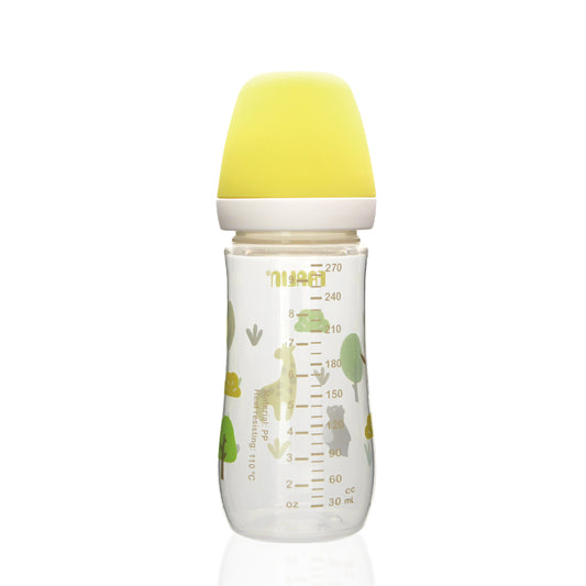 Farlin - PP Feeding Bottle Wide Neck | 270ml | Yellow