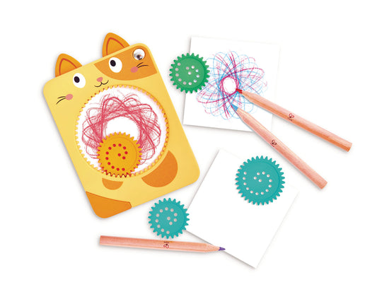 Hape Spin 'n' Draw gears and templates — BambiniJO Jordan
