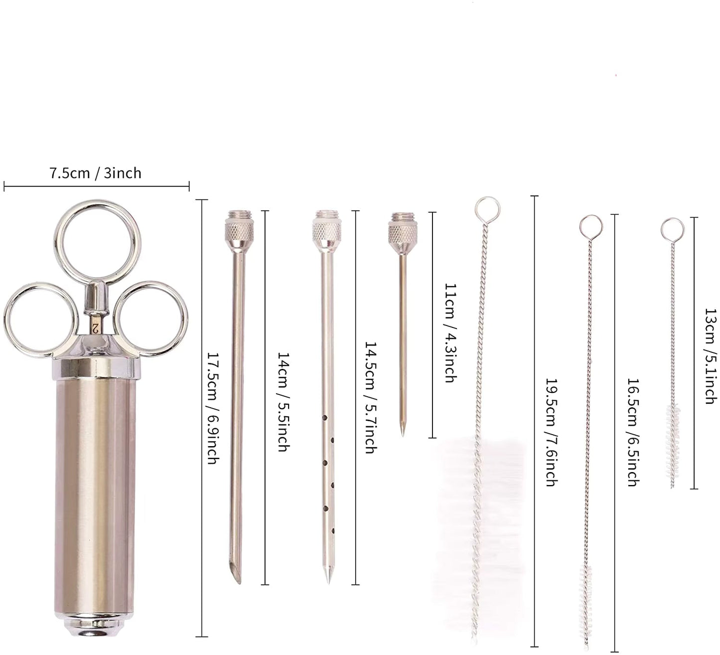 Meat Injector Syringe Kit