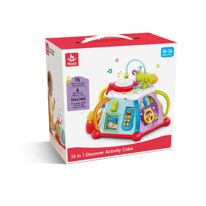 HOLA - 15-in-1 Discover Activity Cube