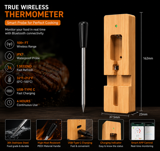 True Wireless Thermometer ( Probe Temp ) — BambiniJO Jordan