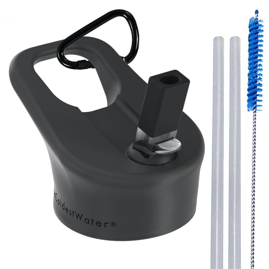 The Coldest Water Wide Mouth Cap 32oz Black — BambiniJO Jordan