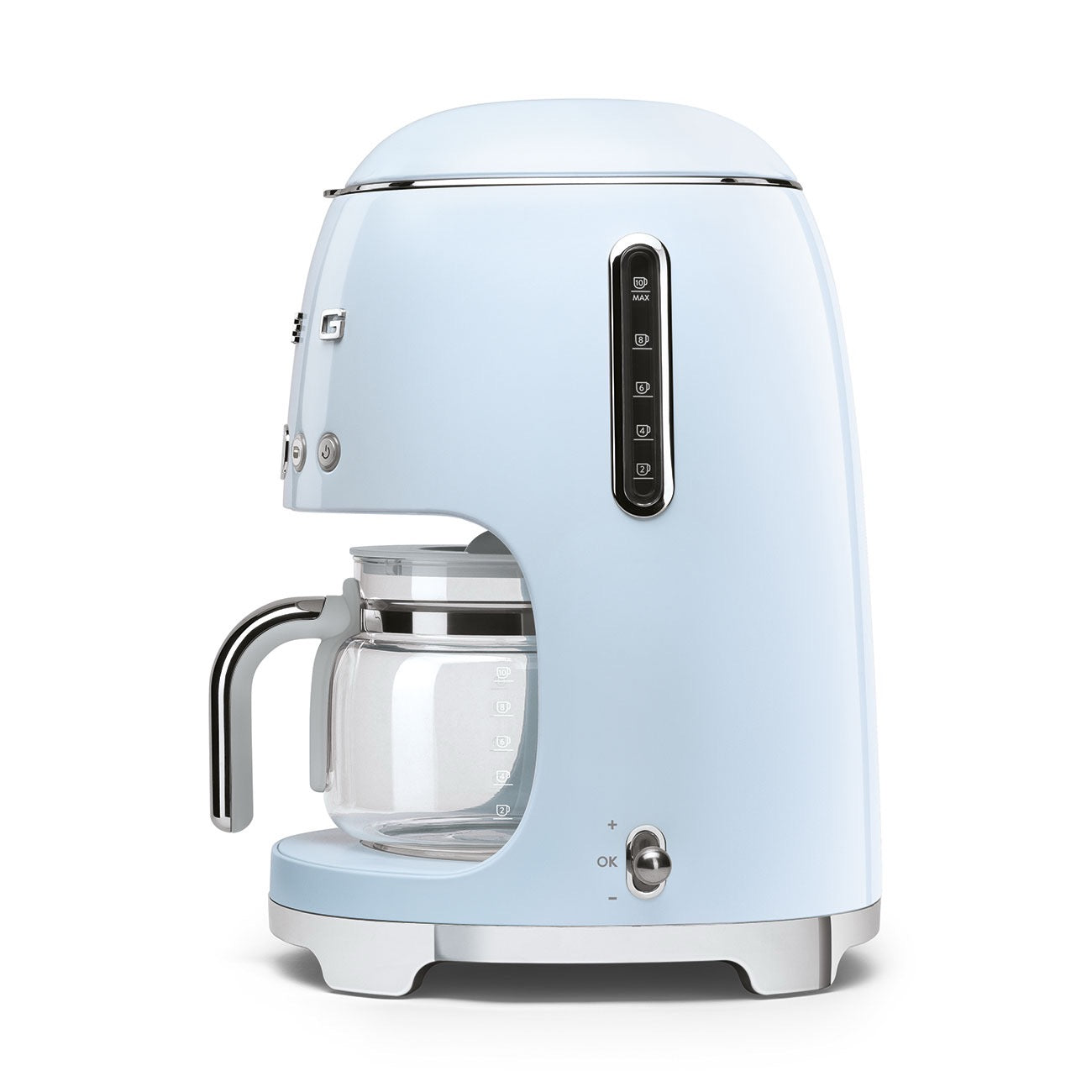Smeg - Filter Coffee Machine Drip 10 Cups | 50's Style Aesthetic | Pastel Blue