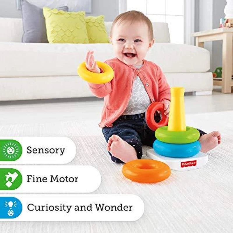 Fisher Price - لعبة فرز الأشكال RockaStack