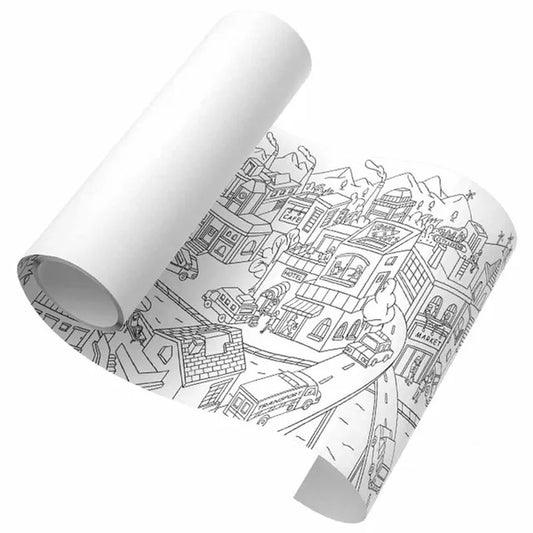 Mideer Giant Colouring Roll City 3-6Y — BambiniJO Jordan