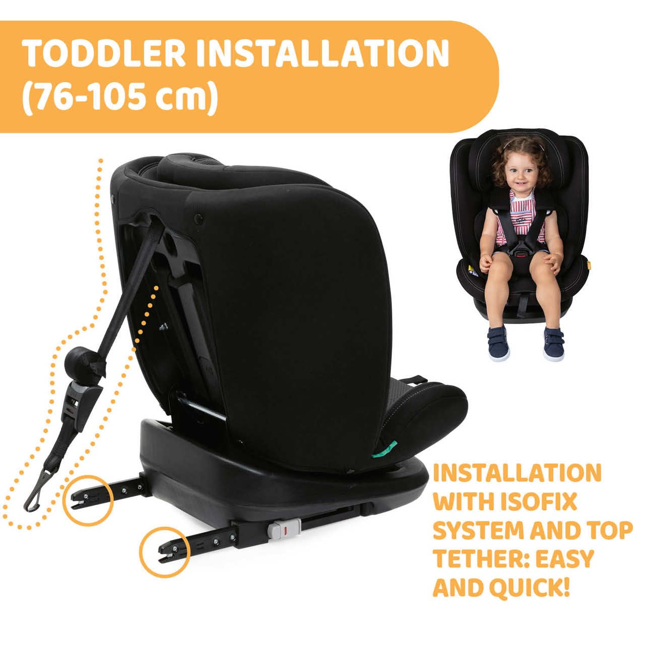 Chicco MOKITA I-SIZE Car Seat | Black