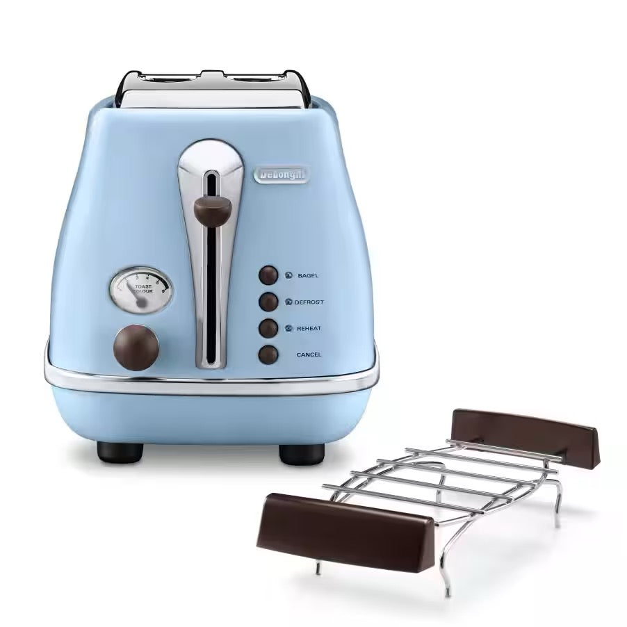 Buy De'Longhi Icona Vintage Toaster Slice Blue 900W