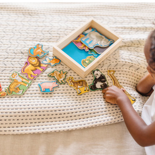 Melissa & Doug Wooden Animal Magnets 3-6Y — BambiniJO Jordan