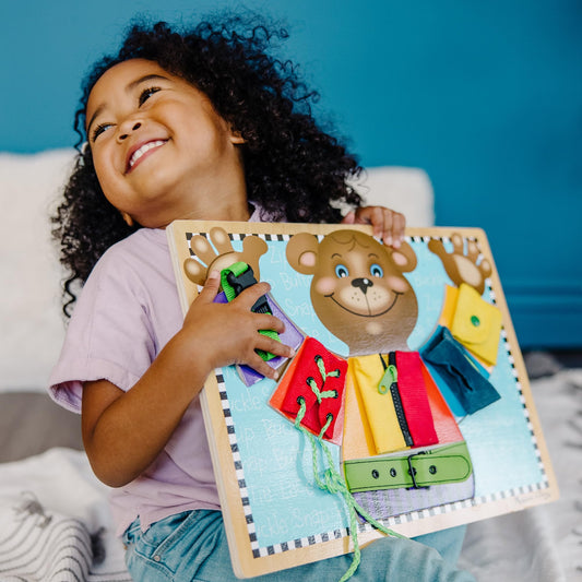 Melissa & Doug Basic Skills Wooden Puzzle Board 3Y+ — BambiniJO Jordan