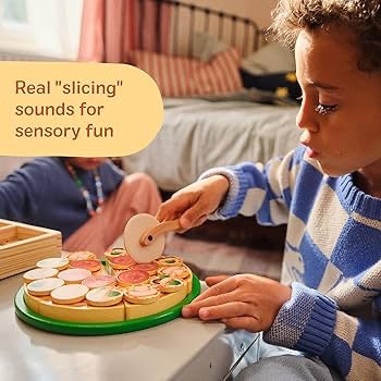 Melissa & Doug Pizza Party Wooden Play Food 3-6Y — BambiniJO Jordan