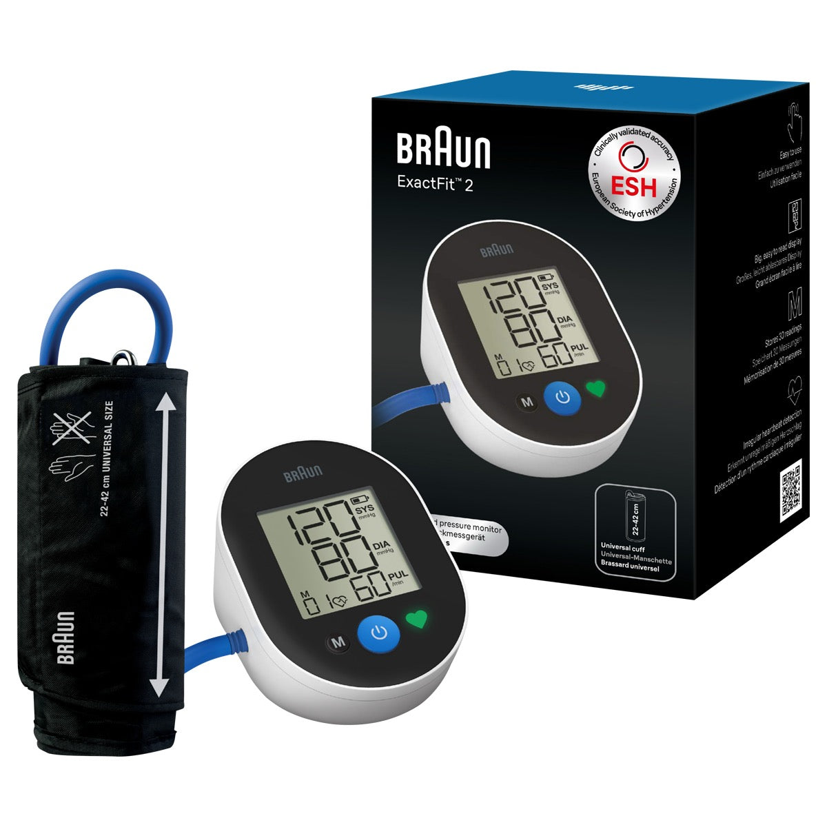 Braun - Exactfit 2 Upper Arm Blood Pressure Monitor