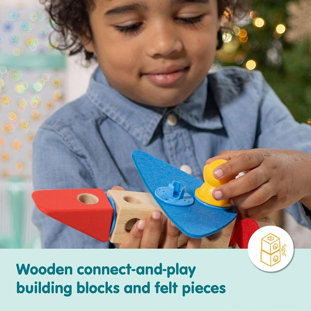 Melissa & Doug - Blockables Vehicles Building Set | 54pc