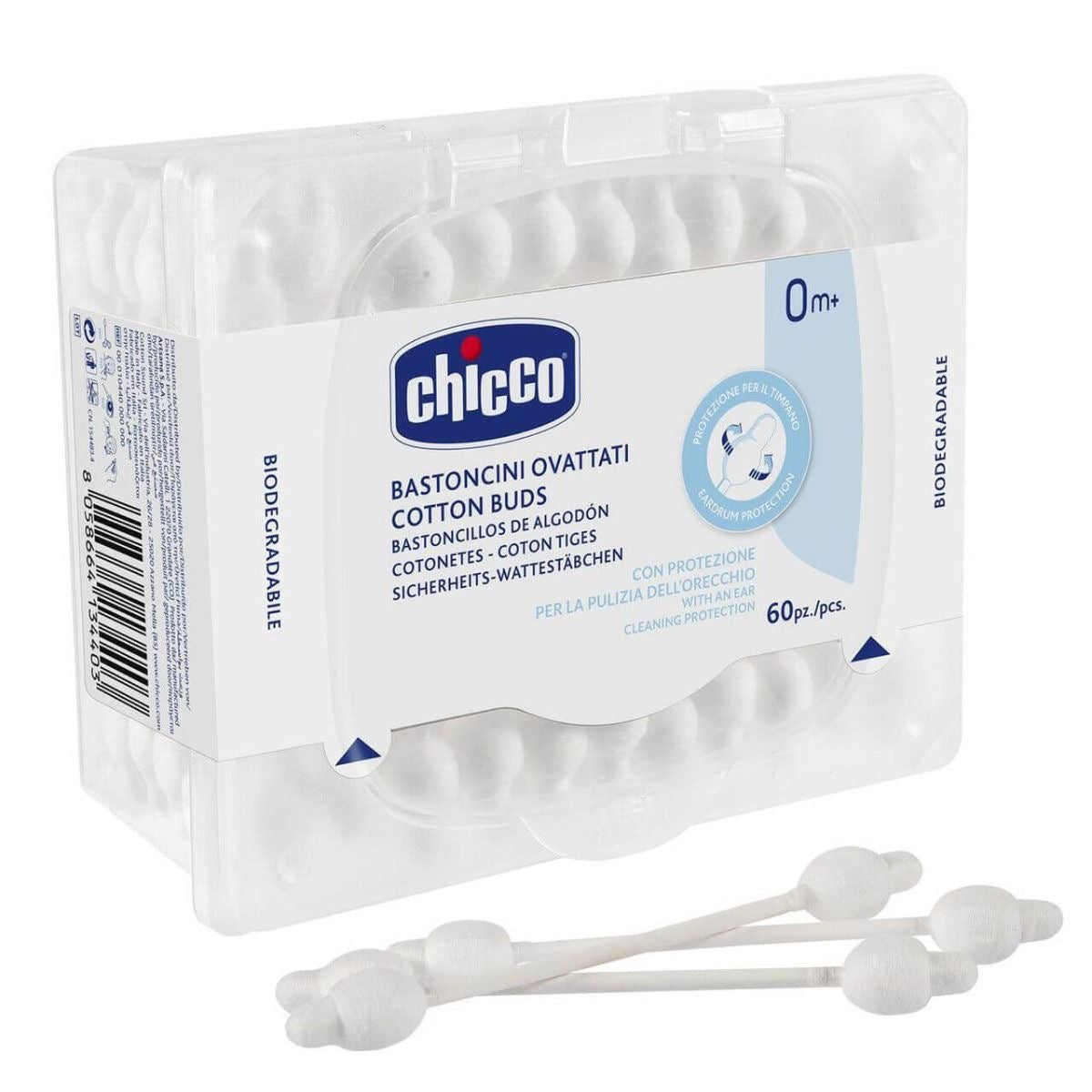 Chicco Cotton Ear Buds 60 Pieces