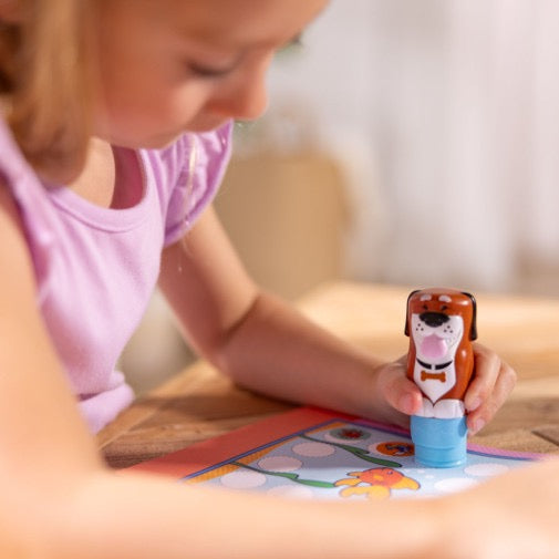 Melissa & Doug - Sticker WOW! Activity Pad + Stamp Set | Dog