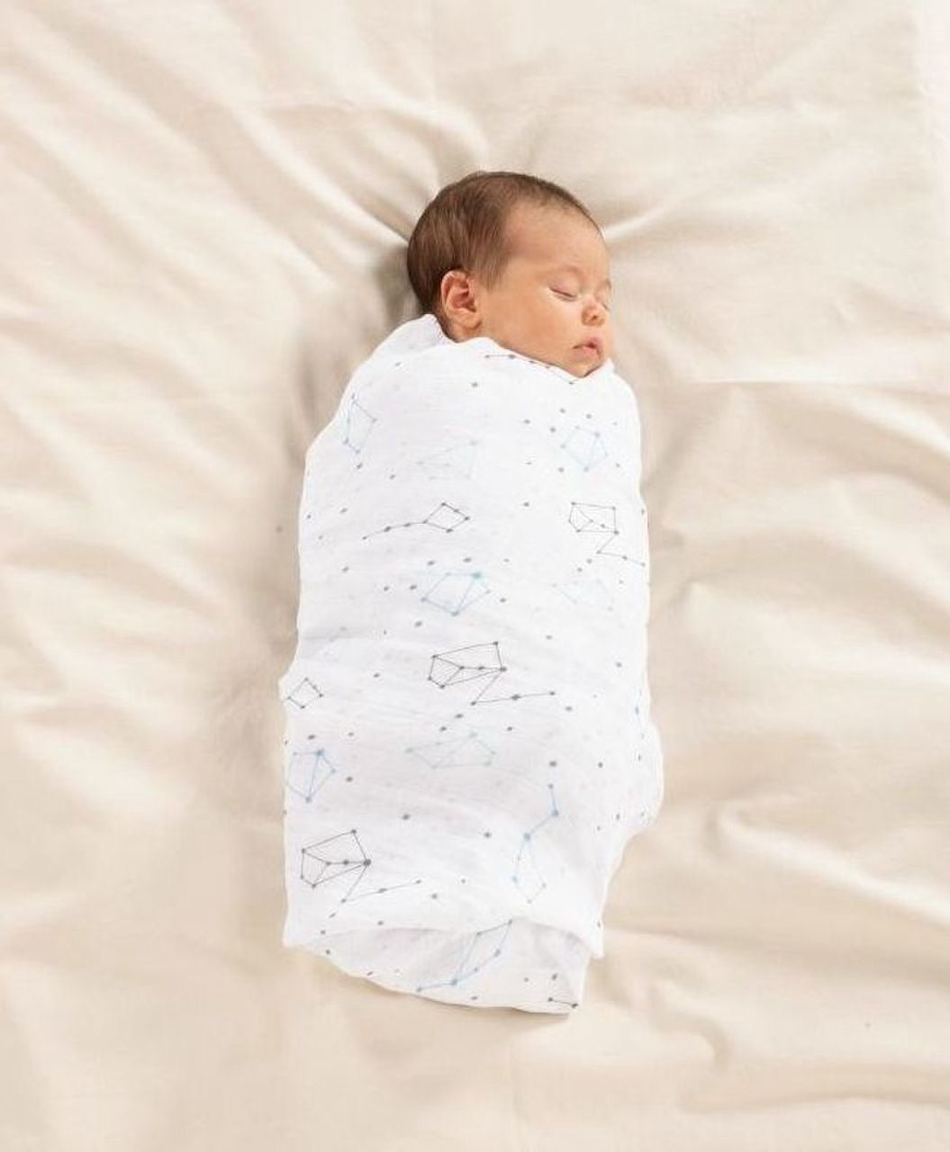 قماط شيكو متعدد الاستخدامات من الموسلين | طقم من قطعتين | للأطفال حديثي الولادة | استخدام 4 في 1 بنقشة الدب والخروف