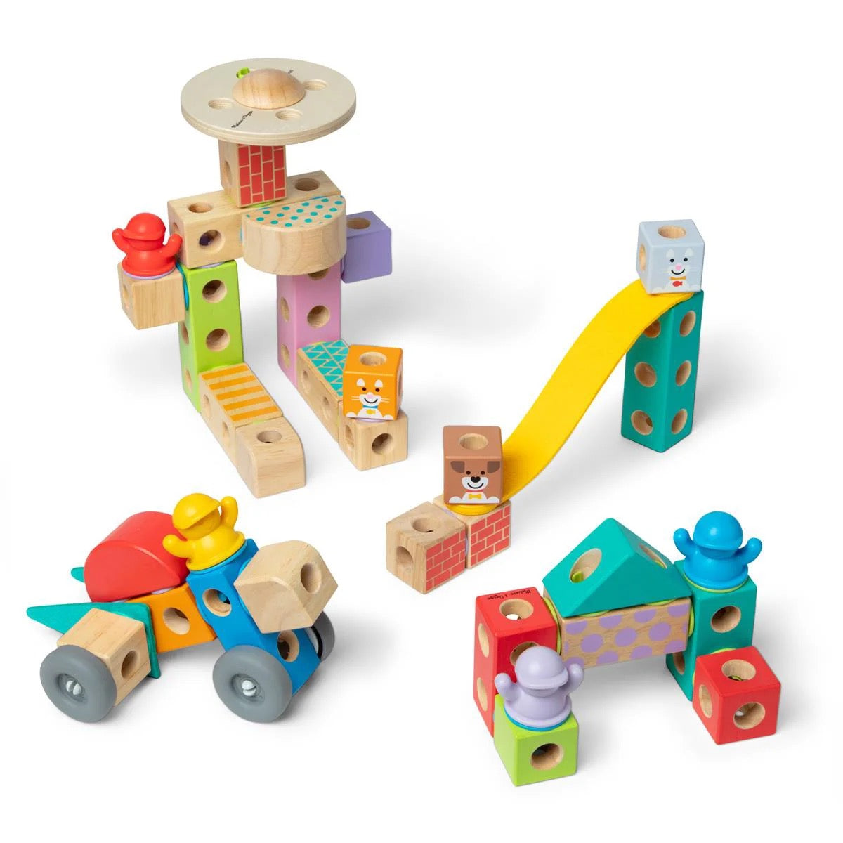 Melissa & Doug - Blockables Town Building Set | 73pc