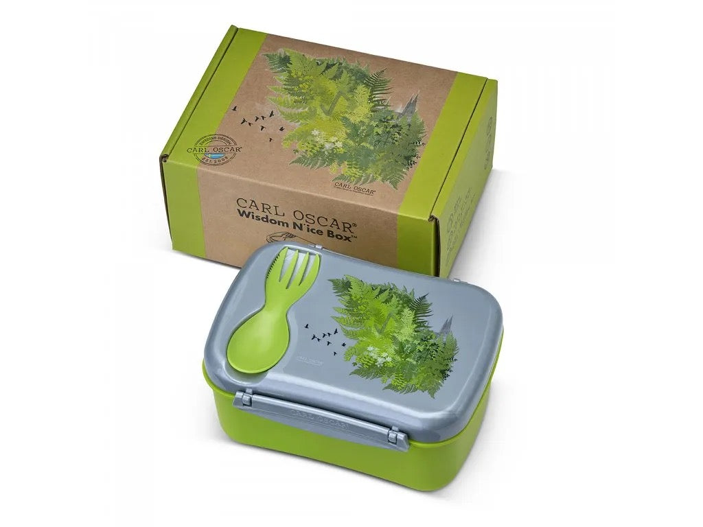 Carl Oscar - Wisdom N'ice Box Lunch box with Cooling Pack | Lime Nature