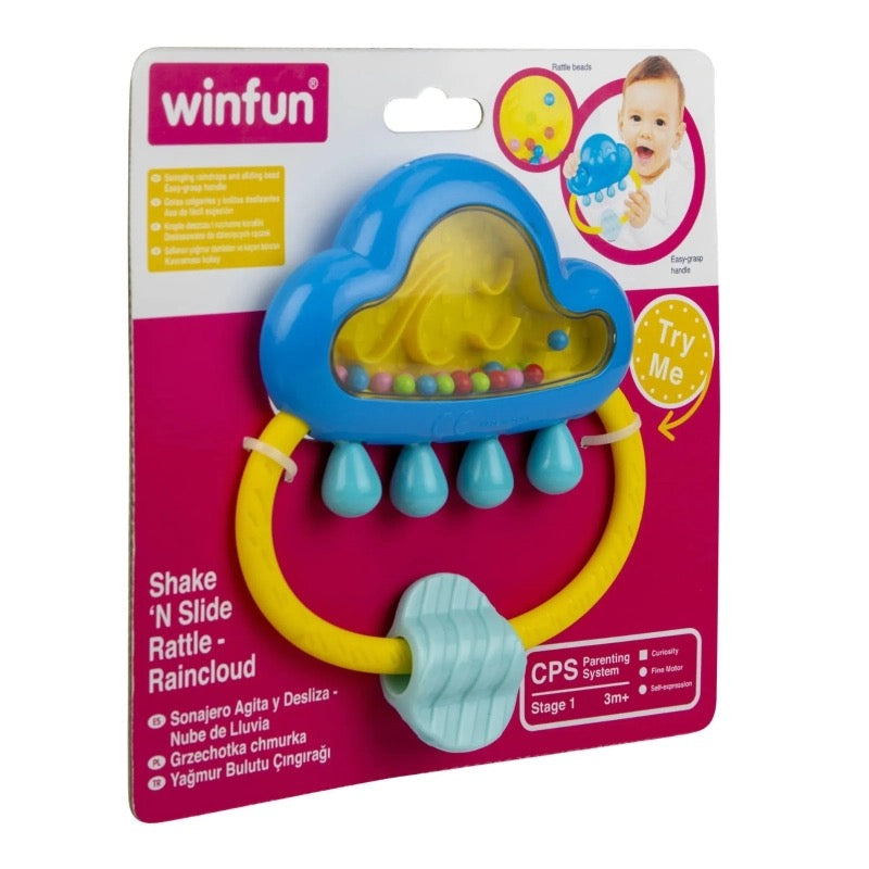 Winfun - Shake 'N Slide Rattle - Raincloud | 3m+