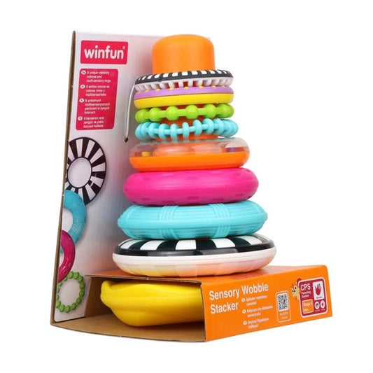 Winfun Sensory Wobble Stacker 6M+ — BambiniJO Jordan