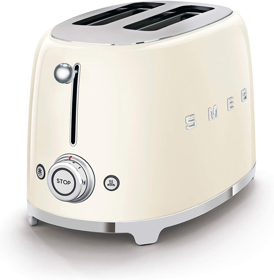 Smeg - Toaster | 2 Slots | 50's Style Aesthetic | Cream