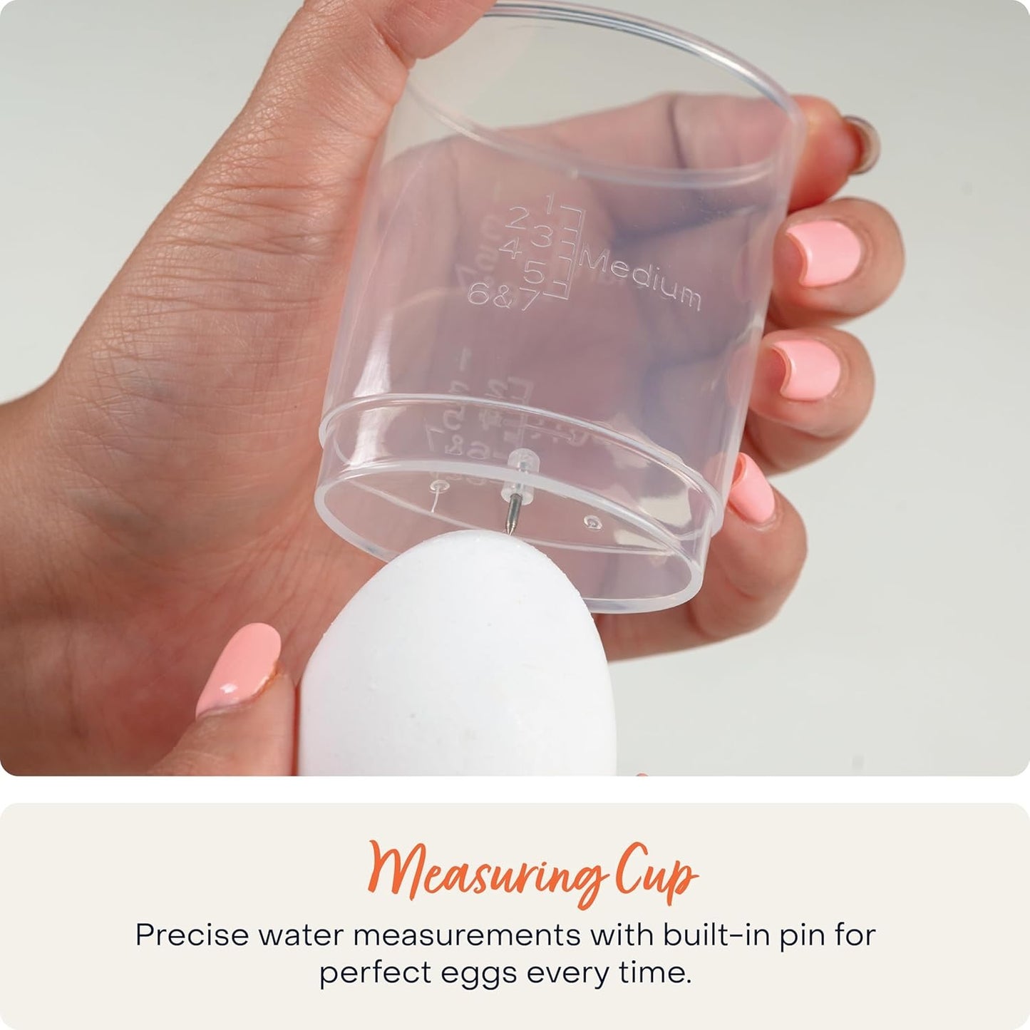 Nutricook - EGGI Egg Cooker 2 | 7 Eggs Capacity | Sand