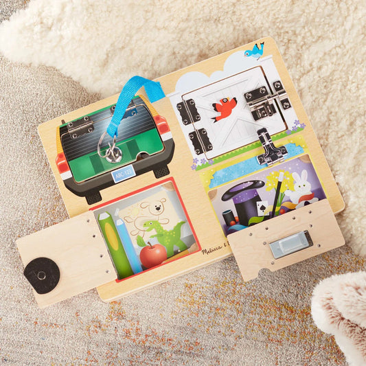 Melissa & Doug Lock and Latch Board 3-6Y — BambiniJO Jordan