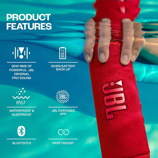 JBL - FLIP 6 Waterproof Speaker Red — BambiniJO Jordan