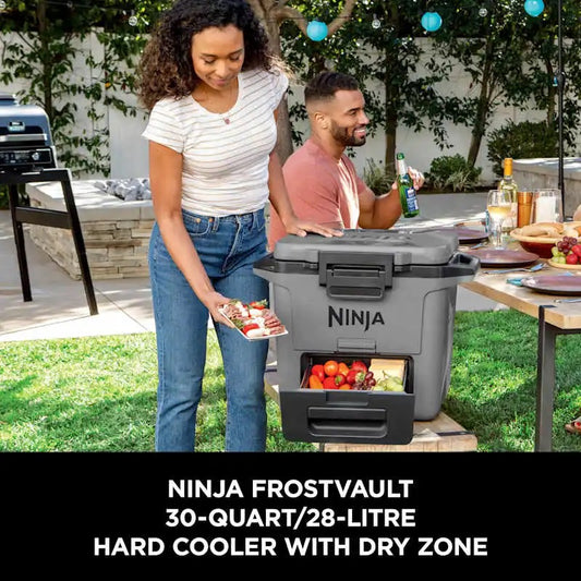 Ninja FrostVault Hard Cooler - Slate Grey 28L — BambiniJO Jordan
