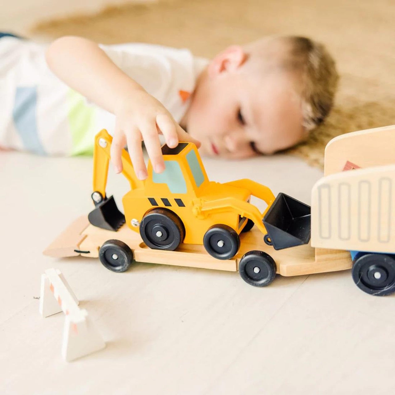 Melissa & Doug Dump Truck & Loader | 3Y+