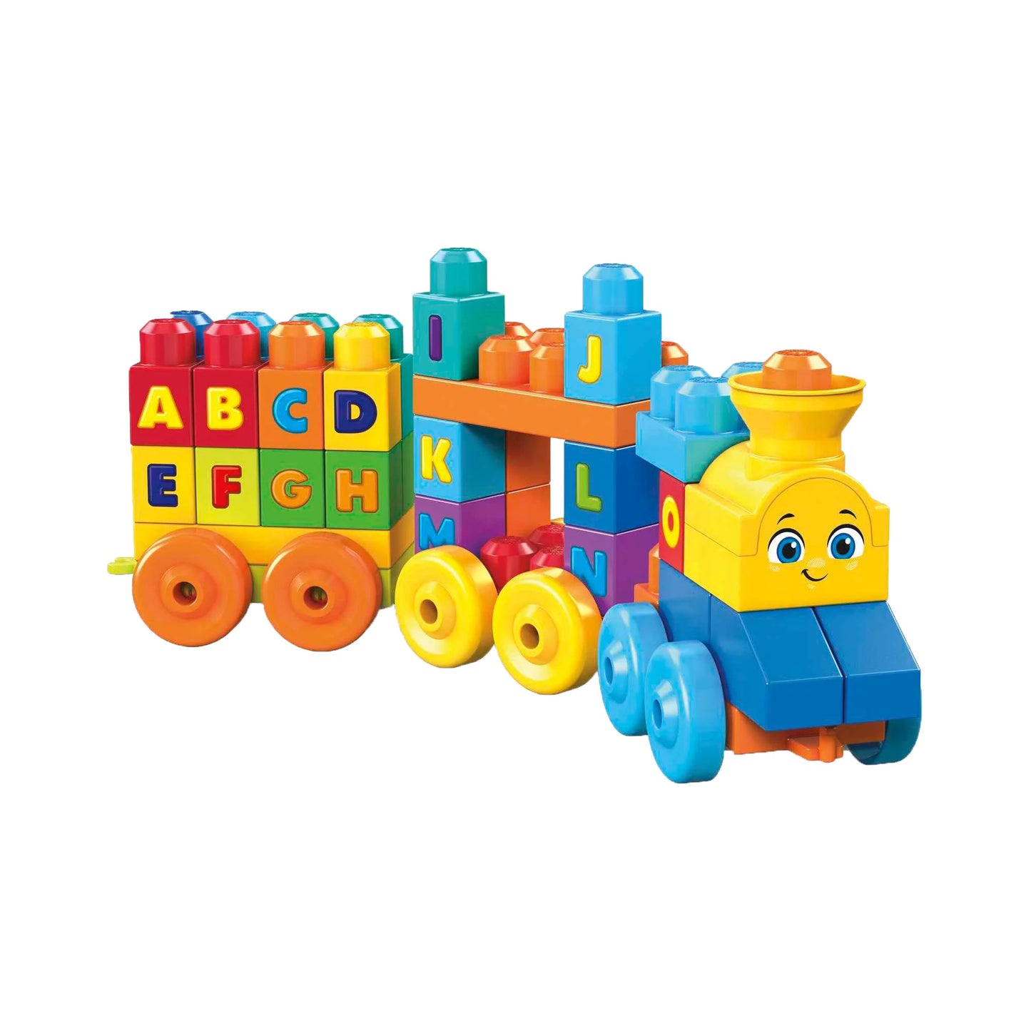Mega Bloks - لعبة قطار الحروف الموسيقي (ABC)