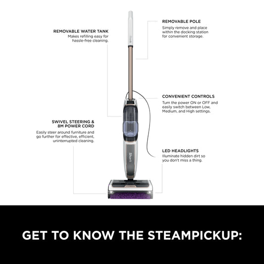 Shark SteamPickUp Hard Floor Cleaner — BambiniJO Jordan