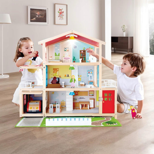 Hape - Doll Family Mansion 3Y+ — BambiniJO Jordan