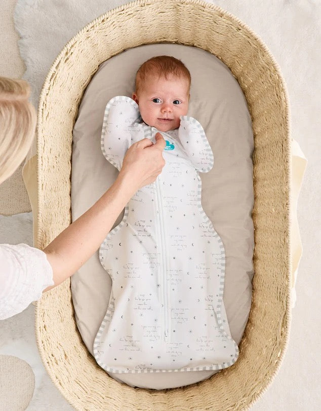 Love To Dream - Swaddle Up™ Stretch | 0.2 TOG | White You Are My | Medium