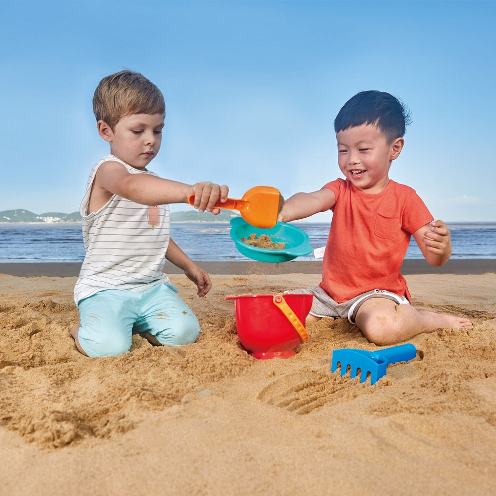 Hape - Beach Basics | Essential Sand Play Set for Toddlers