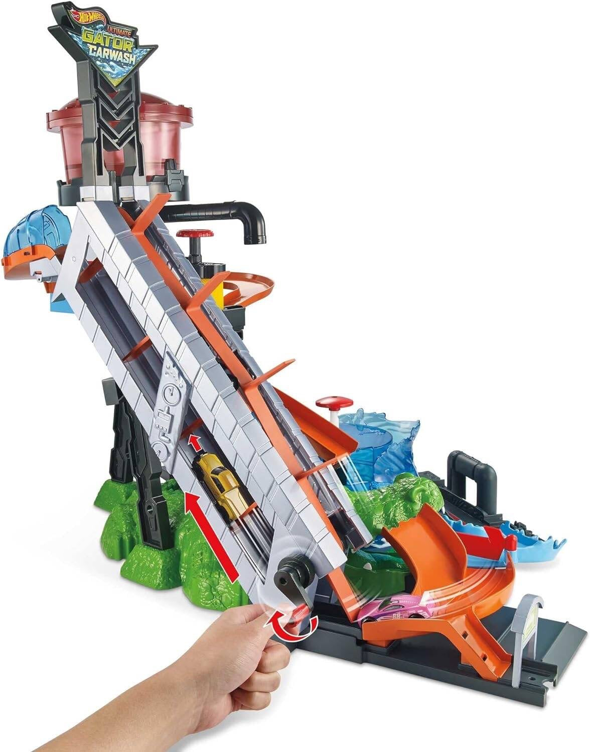 Hot Wheels - Color Shifters Gator Car Wash Playset