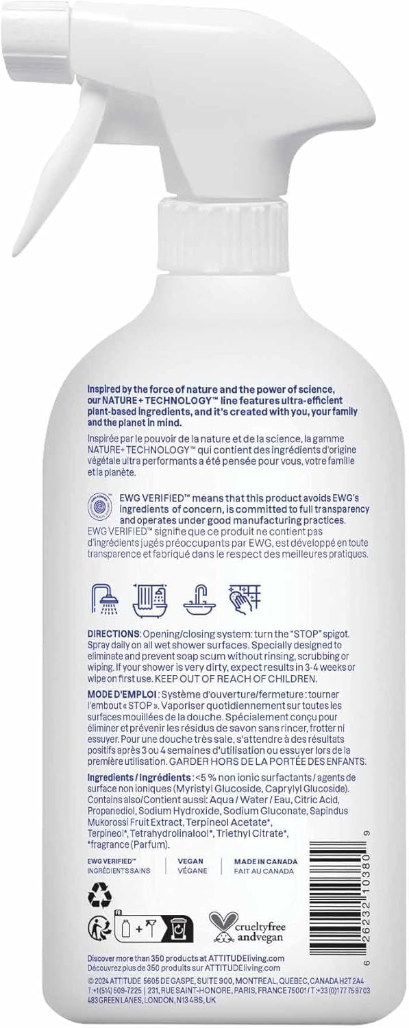 Attitude - Shower & Tile Cleaner 800ml