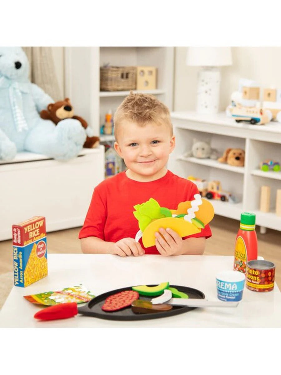 Melissa & Doug - Fill & Fold Taco & Tortilla Set | 3Y+