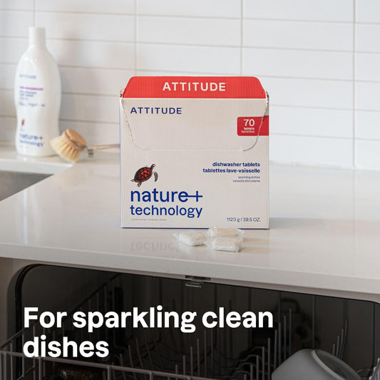 Attitude Dishwasher Tablets Unscented 70 Tablets — BambiniJO Jordan