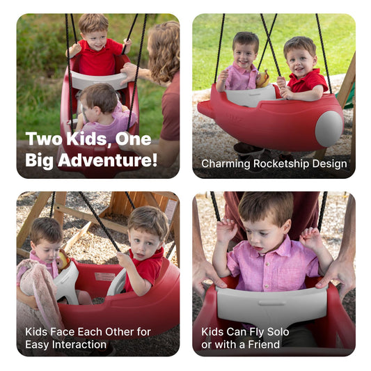 Step2 Rocket Swing For Two Red 1-6Y — BambiniJO Jordan