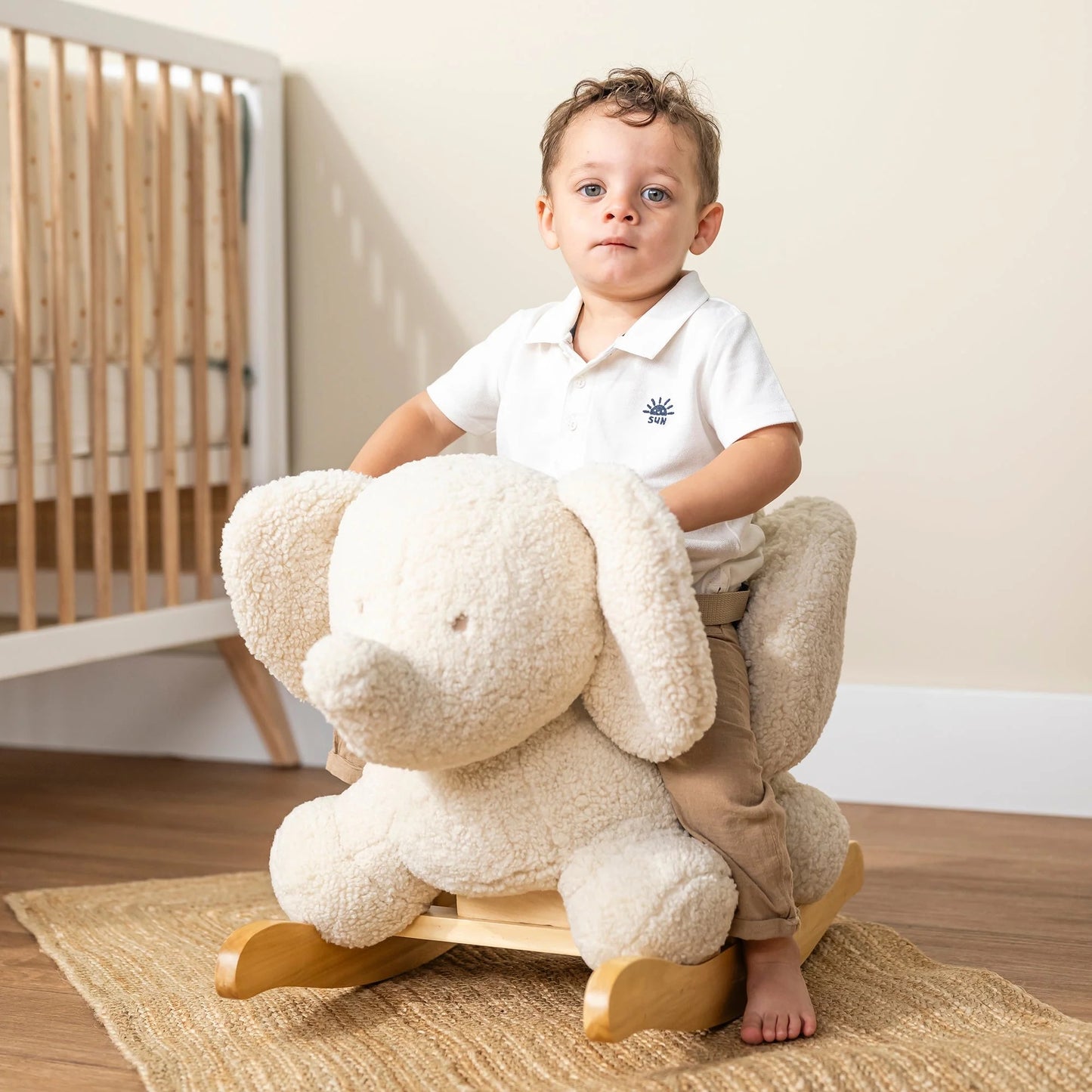 Nattou - TEDDY Rocker Elephant - Ecru
